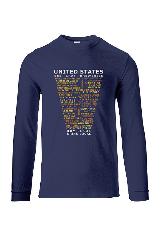 United States Best Craft Breweries 2022 t shirt Long Sleeve